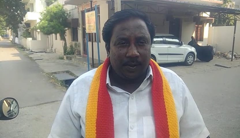 Read more about the article GANGAVATI NEWS : ಅಂಗವಿಕಲರಿಗೆ ಜಾಬ್ ಕಾರ್ಡ್ ನೀಡುವಂತೆ ಕರವೇ ಅಂಗವಿಕಲರ ತಾಲೂಕ ಅಧ್ಯಕ್ಷ ಗುಡಿಕೋಟಿ ಒತ್ತಾಯ!