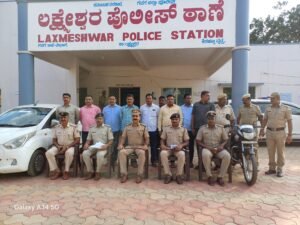 Read more about the article Breaking News:ಮಹಿಳೆ ಕೊಲೆ ಆರೋಪಿಗಳ ಬಂಧನ ಕೊಲೆಗೆ ಬಳಿಸಿದ ಕಾರು ಬೈಕು ವಶ!!