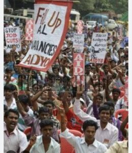 Read more about the article LOCAL NEWS : “ಖಾಲಿ ಎಲ್ಲಾ ಹುದ್ದೆಗಳನ್ನು ಶೀಘ್ರ ಭರ್ತಿಮಾಡಲು ಮತ್ತು ಹೊಸ ಹುದ್ದೆಗಳನ್ನು  ಸೃಷ್ಟಿಸಲು ಎಐಡಿವೈಓ ಆಗ್ರಹ”