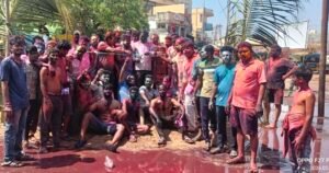 ರಂಗು ರಂಗಿನ ಬಣ್ಣದಾಟದಲ್ಲಿ ಮಿಂದೆದ್ದ ಮುದಗಲ್ಲ ಜನತೆ …