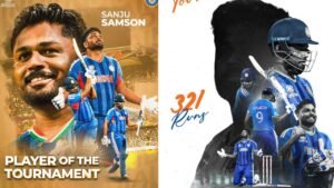T-20 World Cup : IND vs NZ : ಹ್ಯಾಟ್ರಿಕ್ ಅರ್ಧಶತಕ : ಕಿಂಗ್ ಕೊಹ್ಲಿಯ ದಾಖಲೆ ಮುರಿದ ಸಂಜು ಸ್ಯಾಮ್ಸನ್!