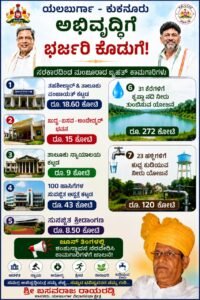 Read more about the article FLASH NEWS : ಕುಕನೂರು-ಯಲಬುರ್ಗಾ ಅಭಿವೃದ್ಧಿಗೆ ಭರ್ಜರಿ ಬೂಸ್ಟ್: ₹486 ಕೋಟಿಗೂ ಅಧಿಕ ವೆಚ್ಚದ ಕಾಮಗಾರಿಗಳಿಗೆ ಶೀಘ್ರ ಚಾಲನೆ!